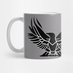 Elevate Your Style with this Striking Black and White Eagle Design Mug